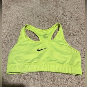 Nike Women's Bright Yellow Sports Bra
